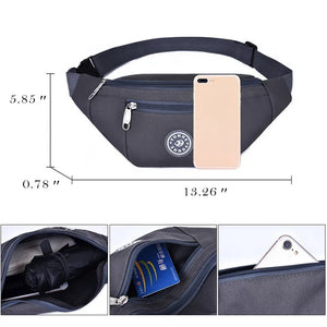 Unisex Nylon Colorful Belt/Shoulder Bag for Travel (Most Airlines don't consider this a "personal item" so it doesn't count toward your carry-on.)