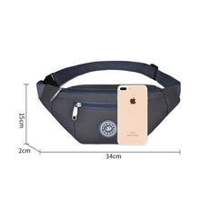 Load image into Gallery viewer, New Fashion Men Women Waist Bum Bag, Money Pouch, Black Blue Red Gray