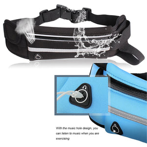 Women's Sports Waterproof Running Waist Bag, multiple colors to choose from