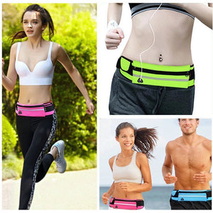 Women's Sports Waterproof Running Waist Bag, multiple colors to choose from
