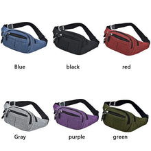 Load image into Gallery viewer, Fashion Unisex Casual Canvas Waist Bag