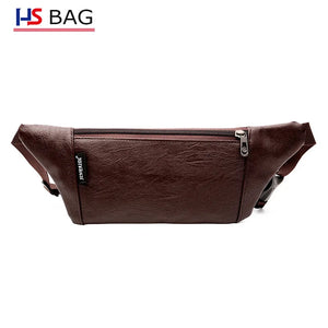 Unisex Leather PU Adjustable Belt Bag for Wallet, Phone