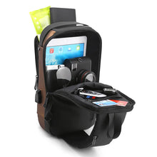 Load image into Gallery viewer, Waterproof USB Crossbody Password Lock Anti-theft Multifunction Travel Messenger Pack