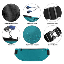 Load image into Gallery viewer, Unisex Running Sports Waist Pack; Lightweight, Waterproof, Breathable