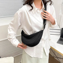 Load image into Gallery viewer, Women&#39;s Nylon Hobos Large Capacity, Half Moon Shoulder Bag
