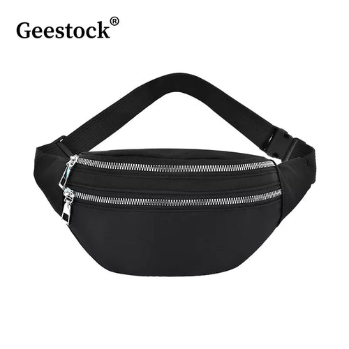 Women's Casual Nylon Fanny Pack, Roomy