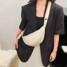 Load image into Gallery viewer, Women&#39;s Nylon Hobos Large Capacity, Half Moon Shoulder Bag