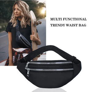 Women's Casual Nylon Fanny Pack, Roomy