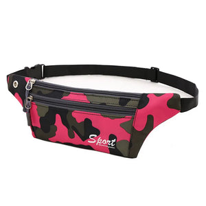 Unisex Camouflage Sport Waist Travel Belt Bag for Men, Women, Boys, Girls, Kids