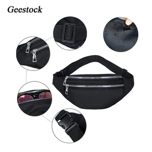 Women's Casual Nylon Fanny Pack, Roomy