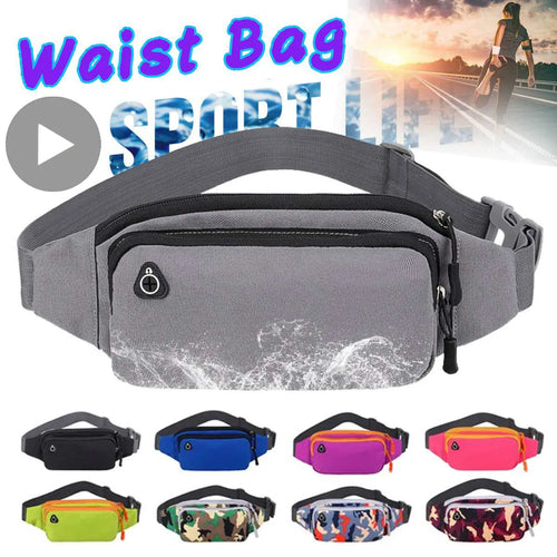 Nylon Waterproof Fanny Pack For Men or Women in several different colors