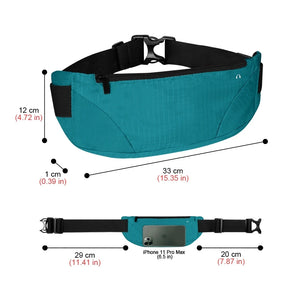 Unisex Running Sports Waist Pack; Lightweight, Waterproof, Breathable