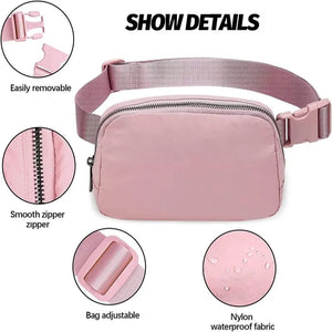 Women's Fashion Crossbody Fanny Pack; Waterproof Bag for Beach or Travel, Adjustable Strap