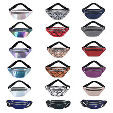 Load image into Gallery viewer, New Holographic Travel Belt Bag For Women/Girls