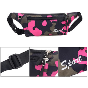 Unisex Camouflage Sport Waist Travel Belt Bag for Men, Women, Boys, Girls, Kids