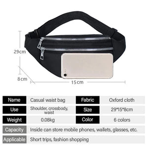 Kangaroo Waterproof Fanny Pack for Ladies Sachet Mobile Sport