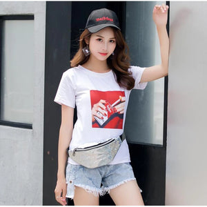 Women's Holographic Hip Hop Waist bag
