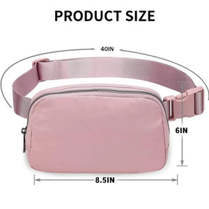 Women's Fashion Crossbody Fanny Pack; Waterproof Bag for Beach or Travel, Adjustable Strap