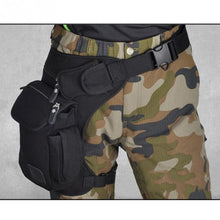 Load image into Gallery viewer, Men&#39;s Canvas Drop Leg Military Styled, Multi-purpose Fanny Pack