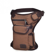 Load image into Gallery viewer, Men&#39;s Canvas Drop Leg Military Styled, Multi-purpose Fanny Pack