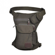 Load image into Gallery viewer, Men&#39;s Canvas Drop Leg Military Styled, Multi-purpose Fanny Pack