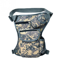 Load image into Gallery viewer, Men&#39;s Canvas Drop Leg Military Styled, Multi-purpose Fanny Pack