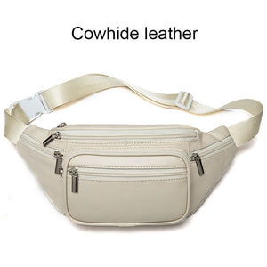 Women's MVA Genuine Leather Fanny Pack