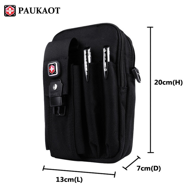 PAUKAOT Multifunctional Travel Waist Packs for Men