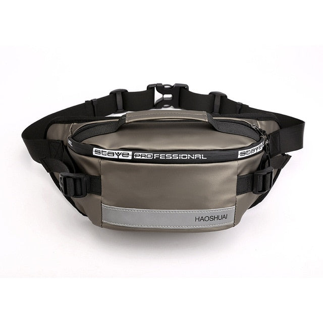 Anti-theft Male Belt Close-Fitting, Multi-Functional Hip/Shoulder Bag