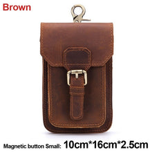 Load image into Gallery viewer, MISFITS NEW Genuine Vintage Leather Waist Bag for Men
