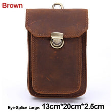 Load image into Gallery viewer, MISFITS NEW Genuine Vintage Leather Waist Bag for Men