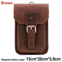 Load image into Gallery viewer, MISFITS NEW Genuine Vintage Leather Waist Bag for Men