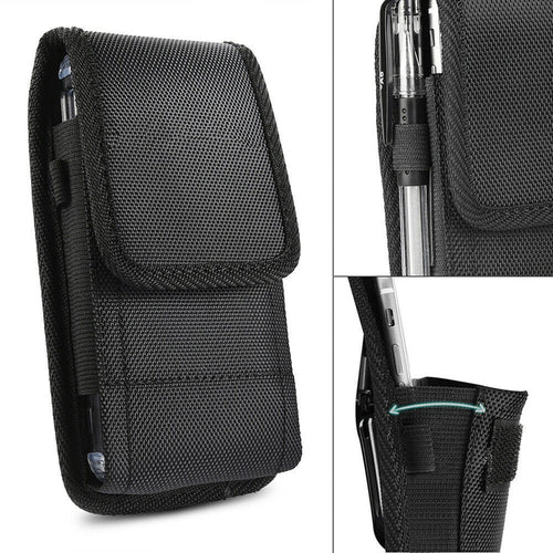 2019 Retro Men Phone Pouch, Classic Black Case For iPhone