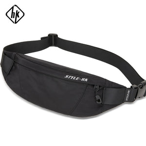 Hk Men Casual Fanny/Shoulder Pack for Money, Phone, etc.