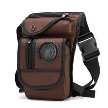 Load image into Gallery viewer, High Quality Men&#39;s Canvas Motorcycle, Multi-purpose Messenger Drop Leg Bag