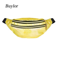 Load image into Gallery viewer, Women&#39;s Laser Belt Bag - Holographic Fanny Pack