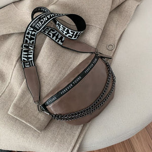 Women's PU leather Fashion Satchel/Shoulder/Belt Bag