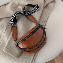Load image into Gallery viewer, Women&#39;s PU leather Fashion Satchel/Shoulder/Belt Bag