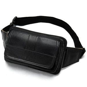 Norbinus Cowhide Men's Fanny Pack/Shoulder Bag