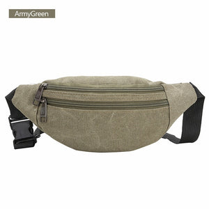 Casual Functional Money & Phone Belt Bag Fanny Pack