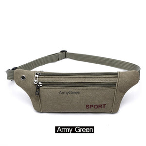 Casual Functional Money & Phone Belt Bag Fanny Pack