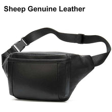 Load image into Gallery viewer, MVA Genuine Leather Waist Bag For men/women