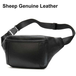 MVA Genuine Leather Waist Bag For men/women