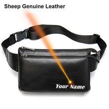 Load image into Gallery viewer, MVA Genuine Leather Waist Bag For men/women