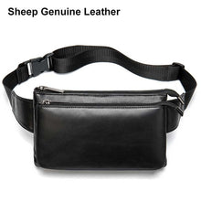 Load image into Gallery viewer, MVA Genuine Leather Waist Bag For men/women