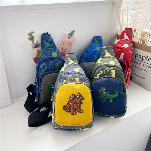 Kid's Cute Cartoon Dinosaur Print Bag for Children