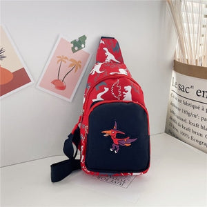 Kid's Cute Cartoon Dinosaur Print Bag for Children
