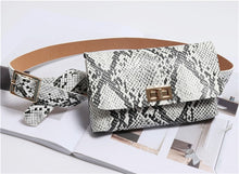 Load image into Gallery viewer, KAFVNIE Fashion Belt Bags Vintage PU Leather Lady Fanny Pack.