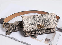 Load image into Gallery viewer, KAFVNIE Fashion Belt Bags Vintage PU Leather Lady Fanny Pack.