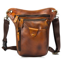 Load image into Gallery viewer, Genuine Leather Men&#39;s Designer Casual Brown Shoulder/Waist Bag